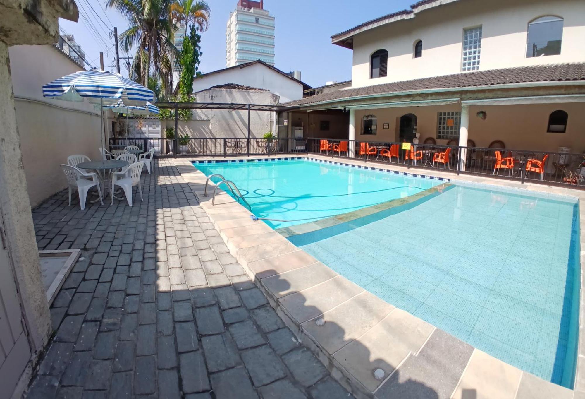 Pousada Parque Suites Estacionamento E Piscina Guarujá Exterior photo